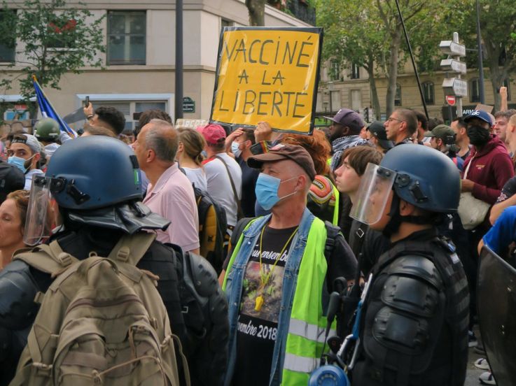 Manifestation anti pass sanitaire : hausse de la mobilisation attendue par les autorités ce samedi