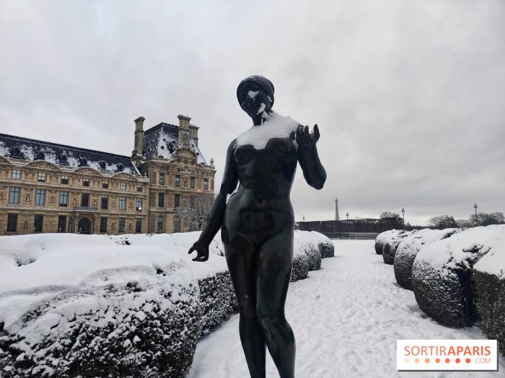 La Neige à Paris - Jardin des Tuileries