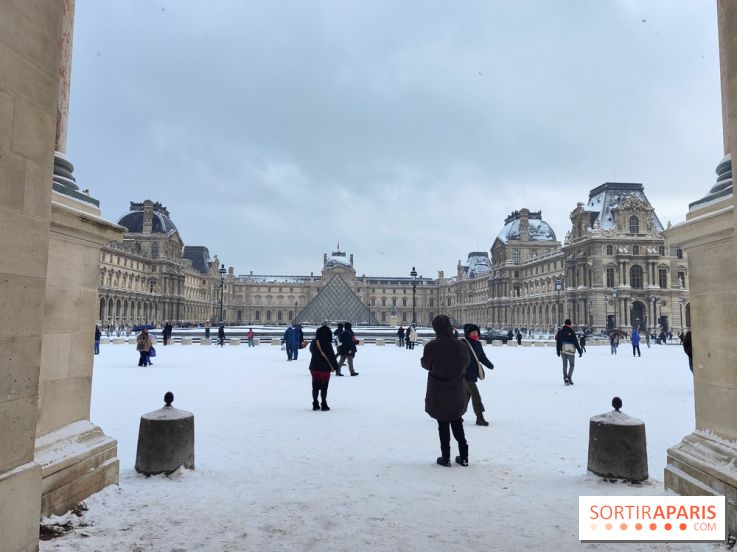 La Neige à Paris - musée du Louvre