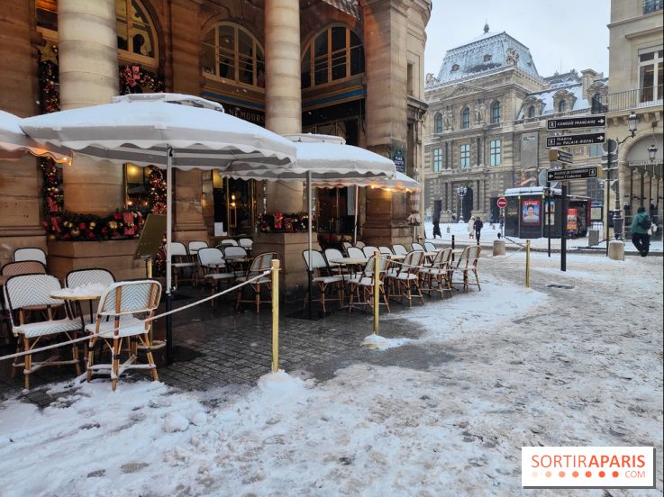 La Neige à Paris - terrasse restaurant café 1er arrondissement
