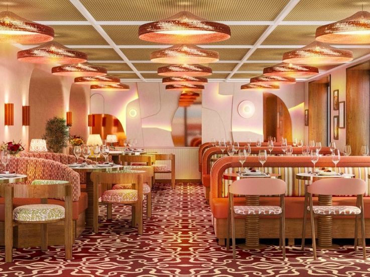 Piccola Mia, le restaurant italien de Denny Imbroisi x bar à cocktails disco à République