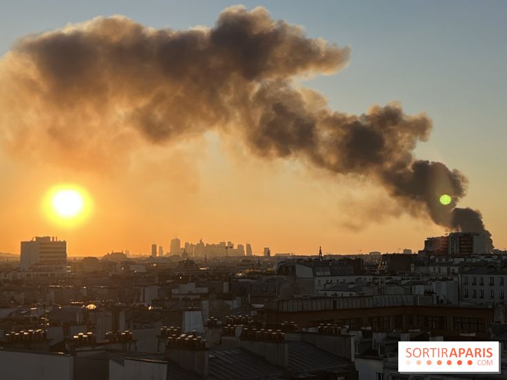 Paris : Incendie en cours dans le nord de la capitale