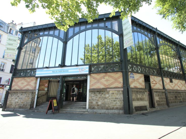 Le marché couvert Saint-Quentin, la grande halle cachée entre deux gares à Paris
