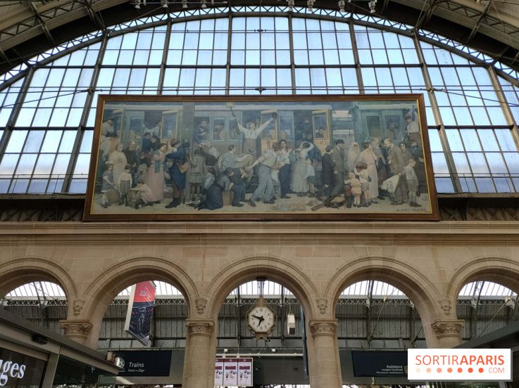 Le tableau que les voyageurs ne voient presque jamais : Le secret des Poilus de la Gare de l’Est