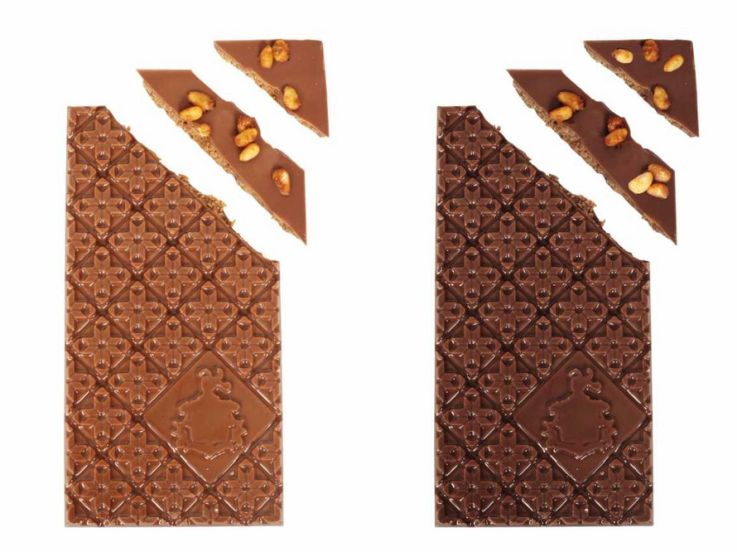 À la Mère de Famille dévoile ses tablettes de chocolat au praliné pignon de pin