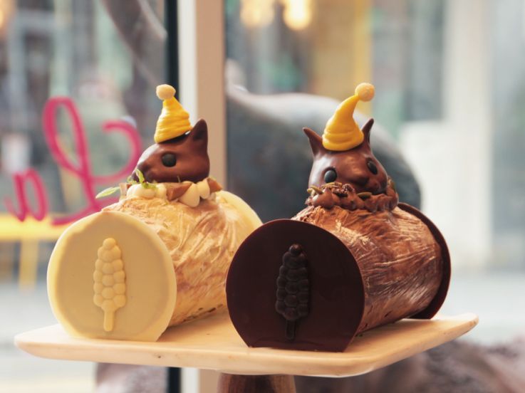 Bûche de Noël 2018 by la Mutinerie Chocolaterie