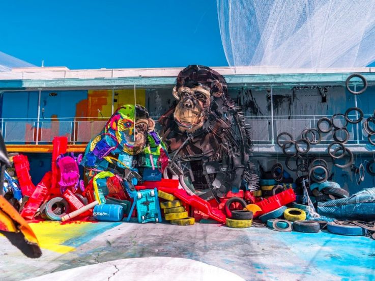 Exposition Accord de Paris de Bordalo II dans le 13e