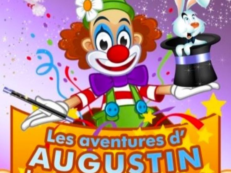 Augustin le clown magique à la Comédie Saint-Michel