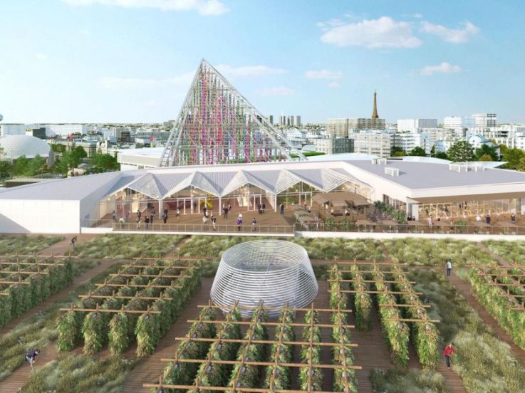 Paris : la plus grande ferme urbaine au monde sur le toit du Parc des Expositions