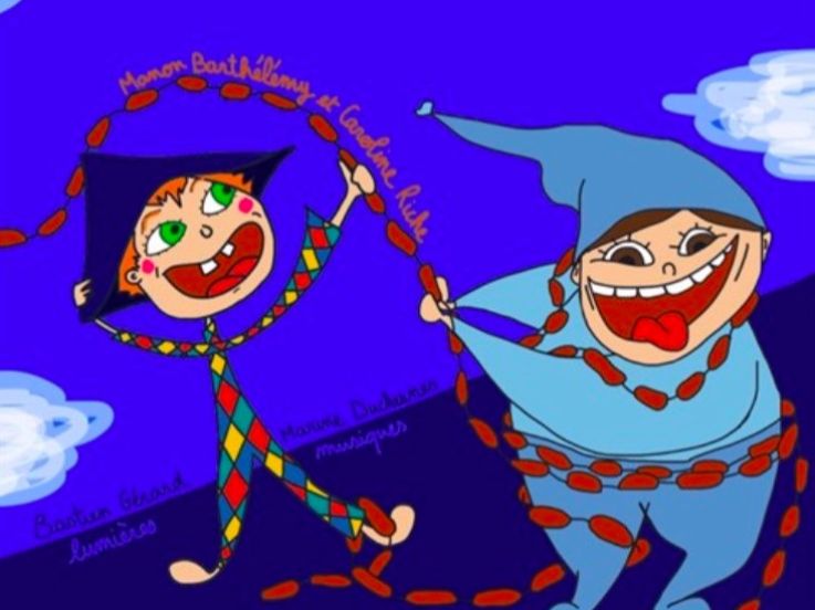 Les Aventures d'Arlequin au Théâtre Pixel