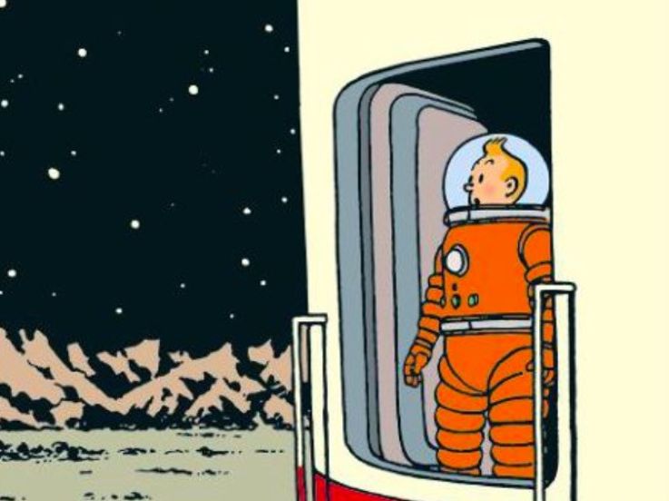 Tintin et La Lune au Château de Cheverny