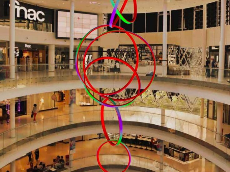 Exposition Orbites de Miguel Chevalier à Beaugrenelle