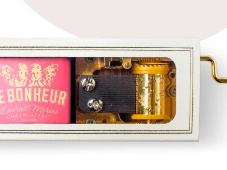 La boite à musique gourmande du Bonheur Chocolaterie pour Noël 2019