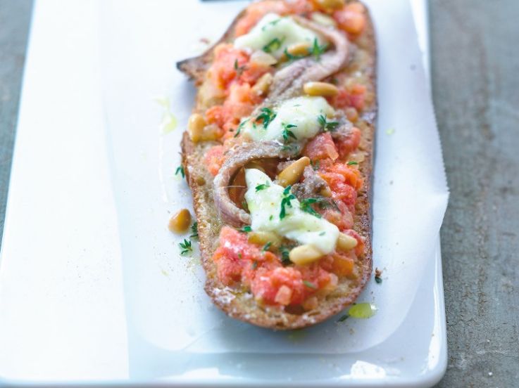 La recette de la bruschetta 'comme une pizza' d’Eric Frechon, chef d'Epicure au Bristol