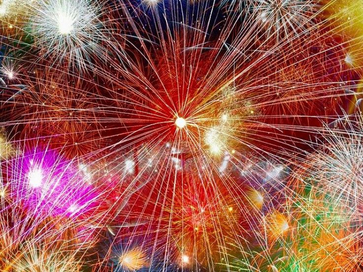 Feu d'artifice du 14 Juillet 2020 à Sartrouville (78)