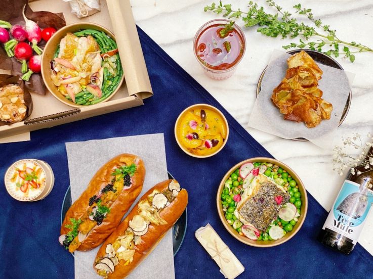 La cheffe Amandine Chaignot de Pouliche lance ses paniers pique-nique