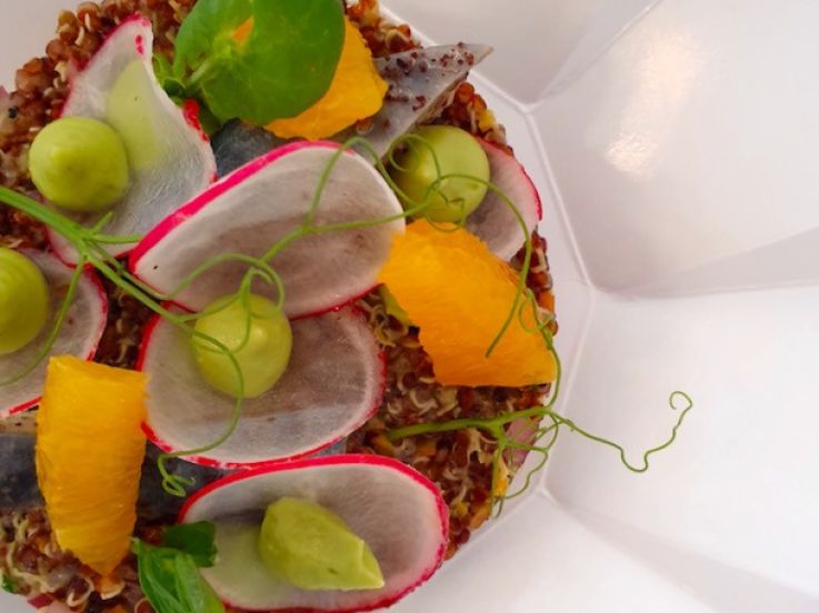 La recette du quinoa rouge et guacamole à la ricotta de la cheffe Beatriz Gonzalez