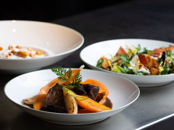 La carte printanière du restaurant Les 110 de Taillevent en livraison et à emporter