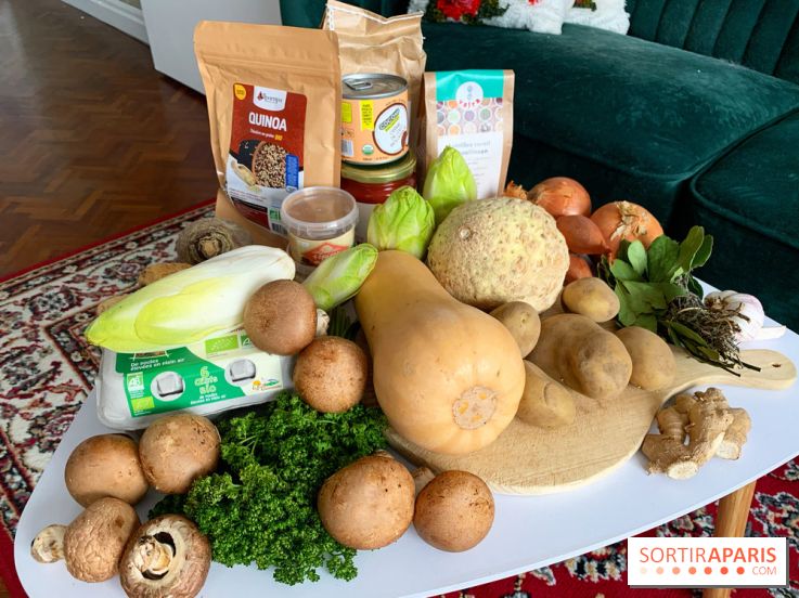 Le Campanier, un panier pour cuisiner 5 recettes bio et de saison, en livraison