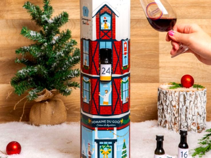 Le calendrier de l'Avent 2021 spécial vin bio du Domaine du Goût 