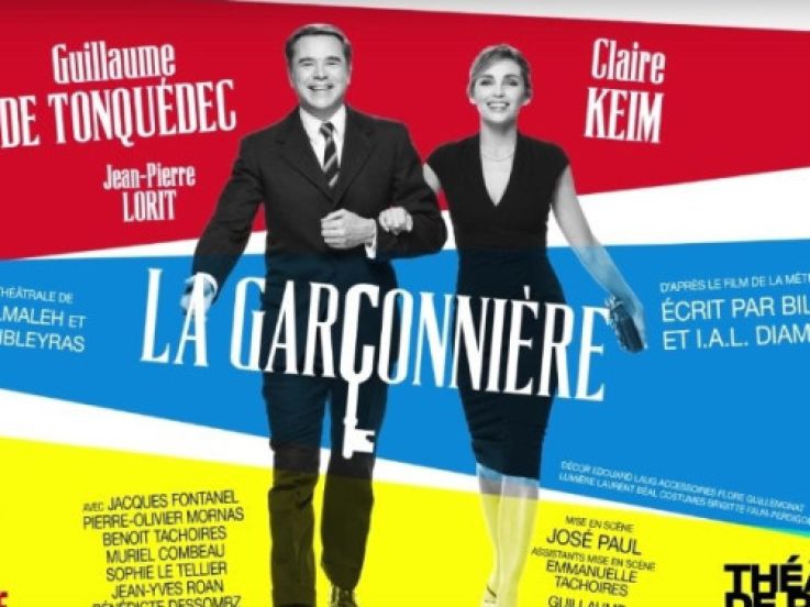 Pièce de théâtre "La Garçonnière" avec Claire Keim et Guillaume de Tonquédec