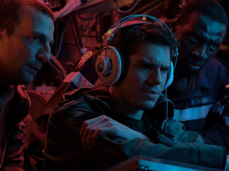 Mathieu Kassovitz, François Civil et Omar Sy dans "Le Chant du Loup" 