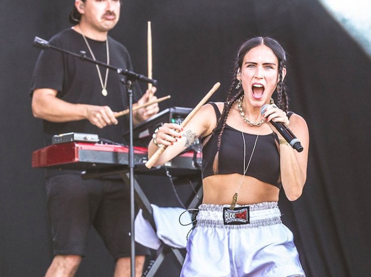 La Chica en concert à la Maroquinerie