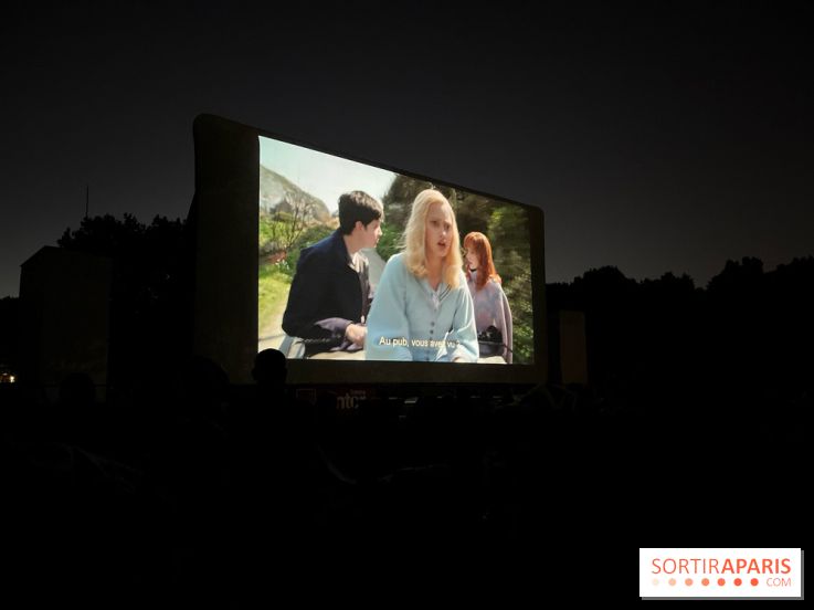 Cinéma en plein air à la Villette