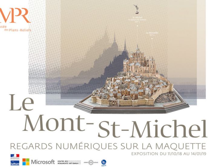 Exposition "Le Mont St-Michel, regards numériques sur la maquette"