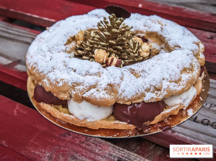 Paris/Rome, bûche 2018 d'Il Gelato Del Marchese