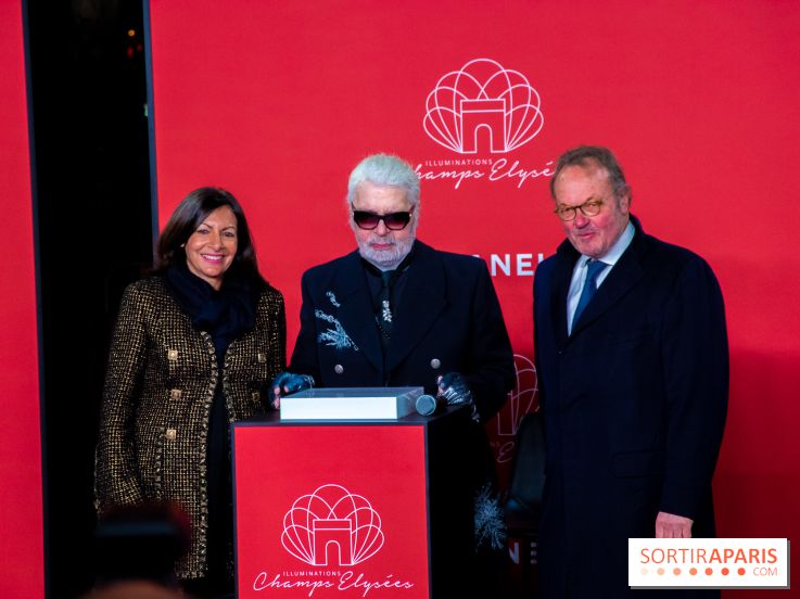 Les Illuminations de Noël des Champs-Elysées 2018 avec Karl Lagerfeld