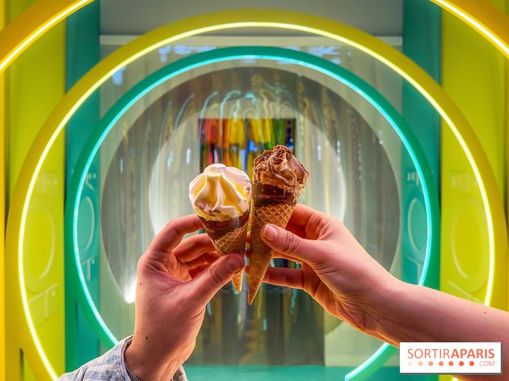 Insolite : un bar à glaces éphémère et gratuit s'installe dans une laverie à Paris !