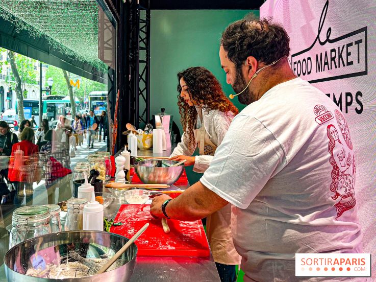 Printemps Haussmann x Le Food Market: des ateliers cuisine en immersion dans les vitrines du magasin
