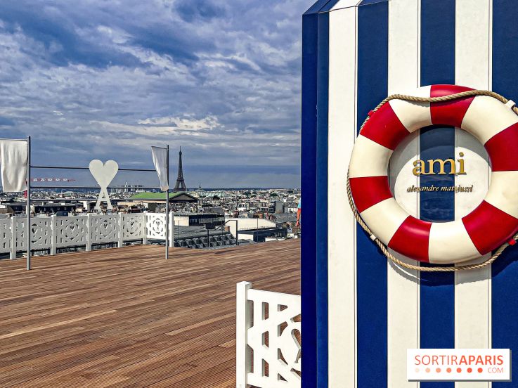 AMI Paris aux Galeries Lafayette Haussmann : pop ups, glacier et crêperie AMI par Julien Sebbag