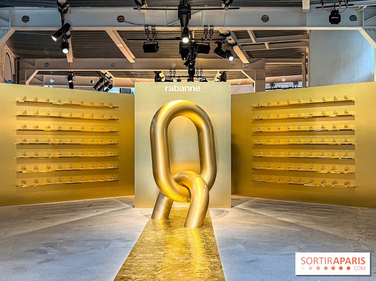 Paris Fashion Week 2024 : Million Gold, le pop up immersif, doré et parfumé de Rabanne   