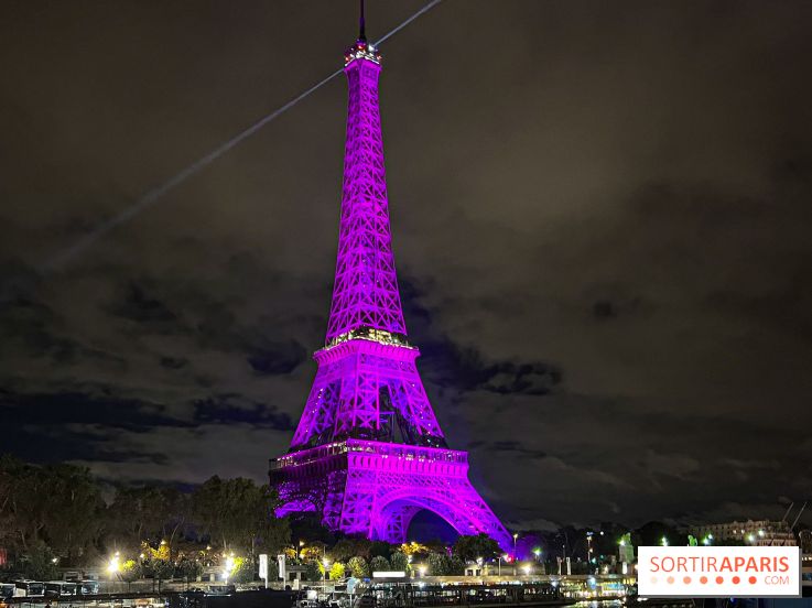 Octobre Rose 2024 : La Tour Eiffel et trois autres lieux de Paris illuminés en rose, les images