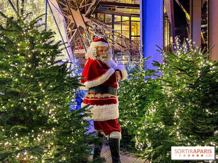 Noël 2024 à la tour Eiffel : terrasse d'hiver, délices de fêtes & Père-Noël au 1er étage du monument