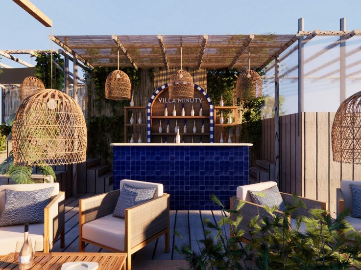 Le Rooftop du Brach, la terrasse confidentielle, perchée dans un potager avec vue Tour Eiffel