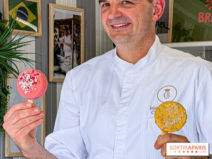 Les cookies glacés de Matthieu Carlin (Hôtel de Crillon) reviennent sur la Place de la Concorde