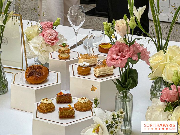 Tea Time griffé Chaumet au Peninsula Paris : le miel sublimé sous toutes ses formes par Anne Coruble