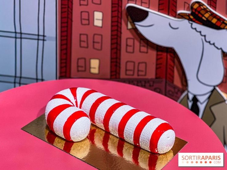 Candy Cake, la Bûche de Noël 2025 du Printemps Haussmann par Bryan Esposito, clin d'œil à New-York
