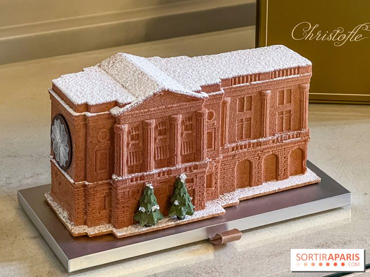 La Bûche de Noël 2025 de l'Hôtel de Crillon par Matthieu Carlin : le palace ... à croquer !