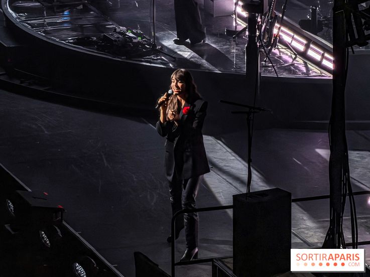 Clara Luciani en concert à l'Accor Arena de Paris en février 2026
