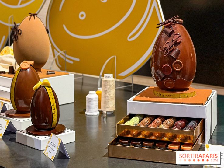 Chocolats de Pâques 2026 ultra-mode par Pierre Marcolini : Oeufs Couture et petites merceries à croquer