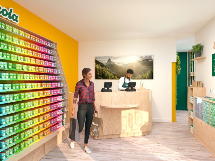 Ouverture première boutique Ricola