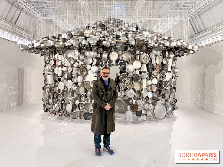Sangam : l'installation monumentale de Subodh Gupta au Bon Marché Rive Gauche