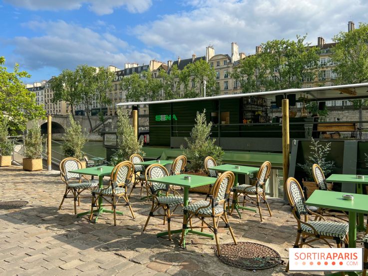 Sena, la nouvelle terrasse face à l'Île Saint Louis : pizzas, Spritzeria, rooftop et pop up stores