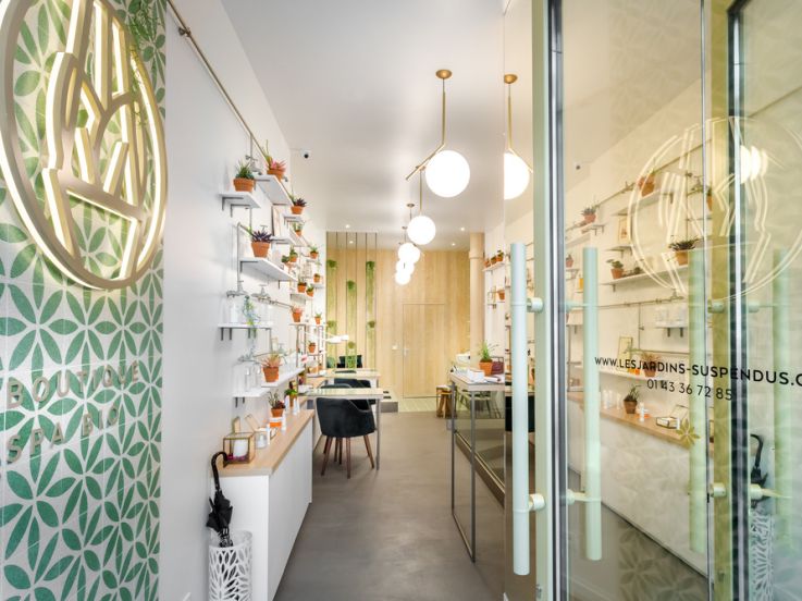 Les Jardins Suspendus, un institut de beauté bio à Paris