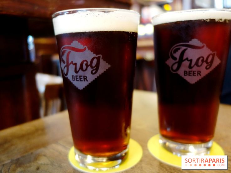 Burger et bière d'hiver chez FrogPubs