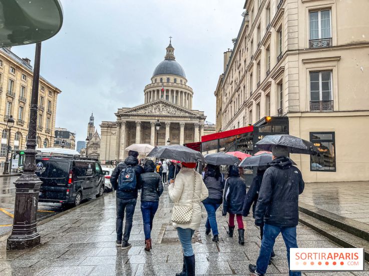 visuel Paris visuel  - pluie - parapluie
